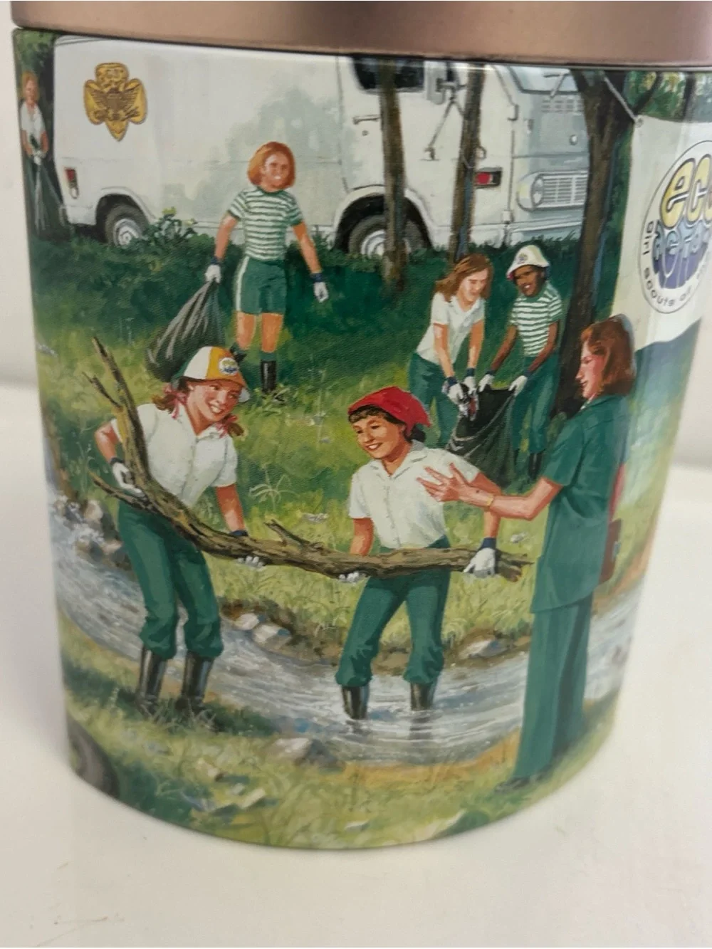 Girl Scouts vintage girl